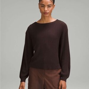 Lululemon Reversible Crossover Sweater
Espresso NWT